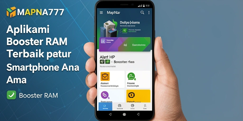 Antarmuka MAPNA777 yang mudah digunakan untuk optimasi RAM.