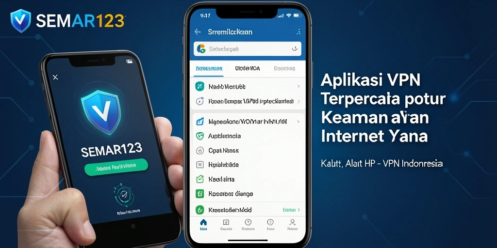 Antarmuka SEMAR123 yang intuitif dan fungsi VPN yang kuat.