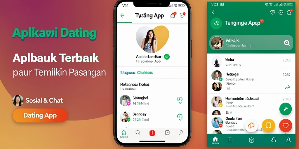Tampilan antarmuka pengguna V21 yang menarik dan fungsional.